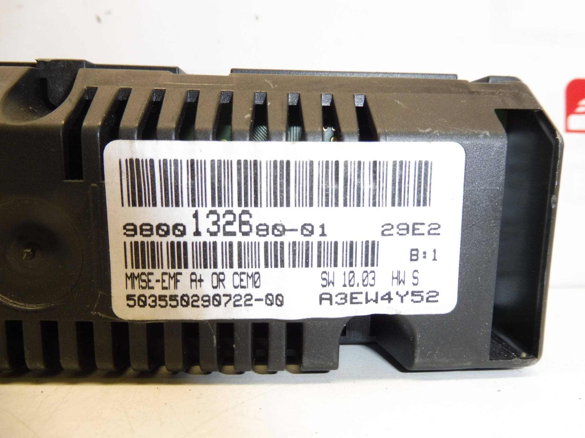 Display radio computer Citroën Peugeot 9800132680-01