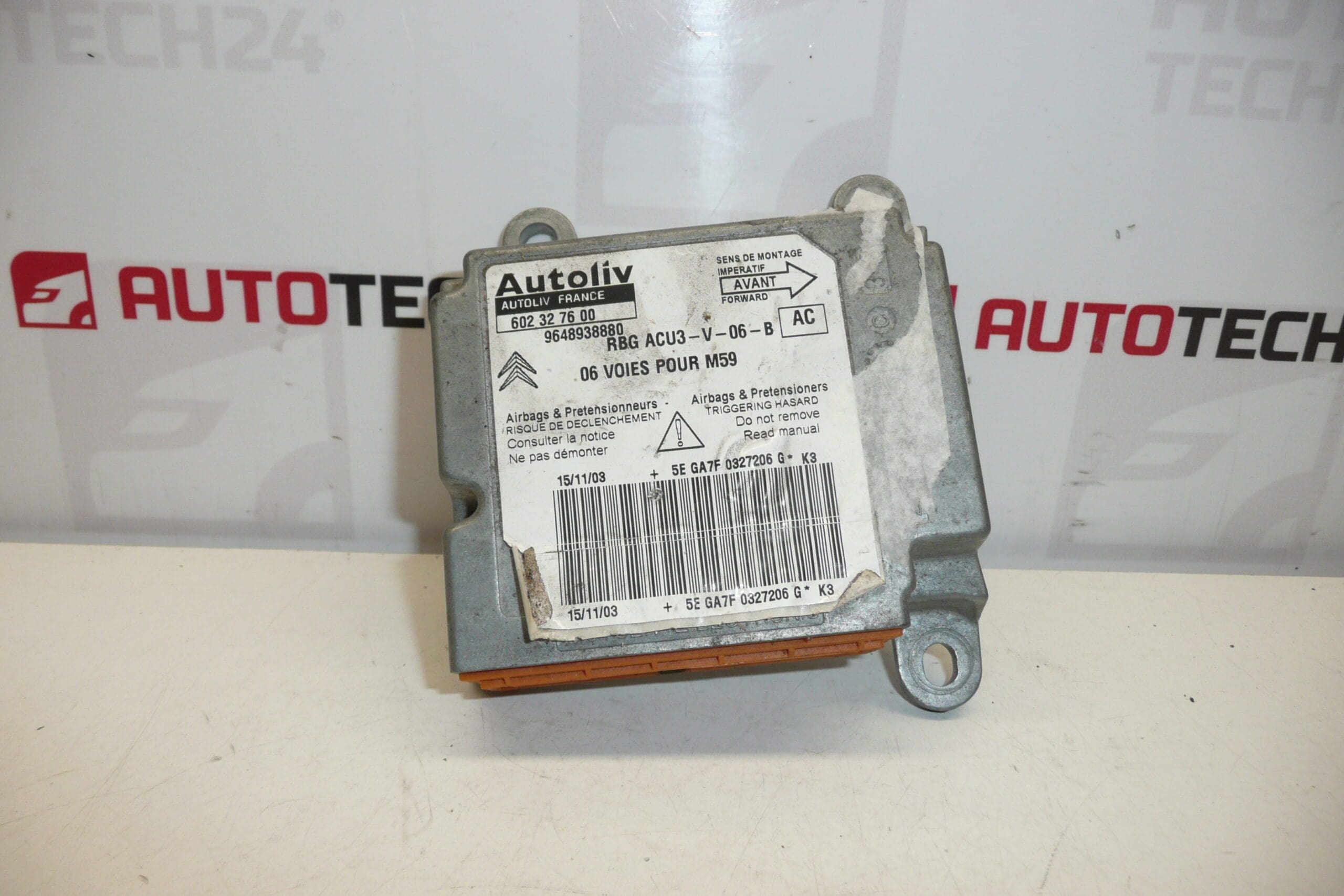 Unitate airbag Citroën Berlingo II 9648938880 602327600