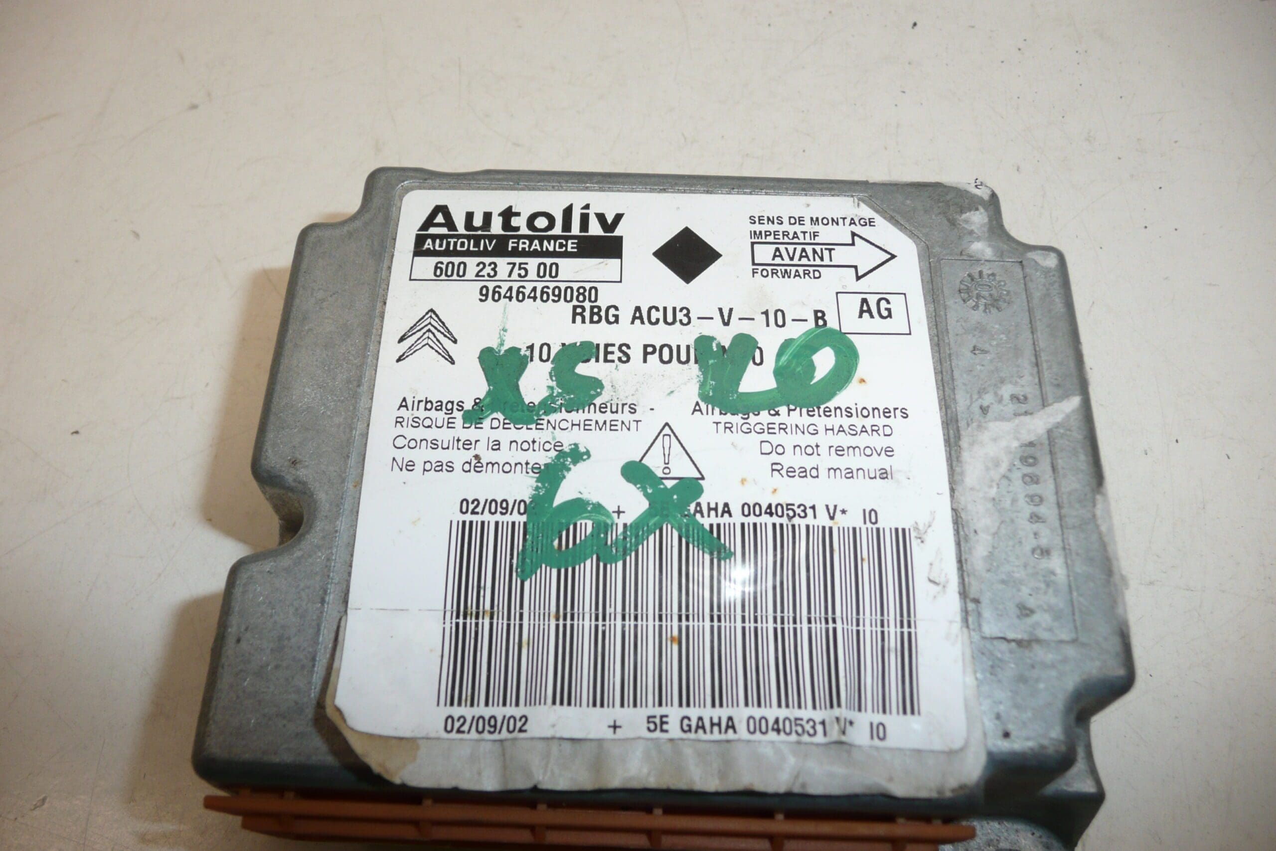 Unitate airbag Citroën Xsara II 9646469080