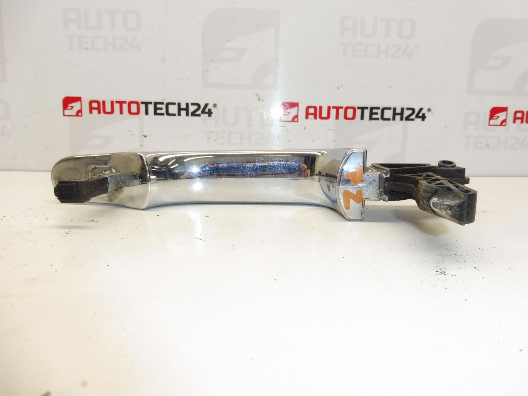 Mâner ușă spate Citroën Peugeot cromat 9101GK
