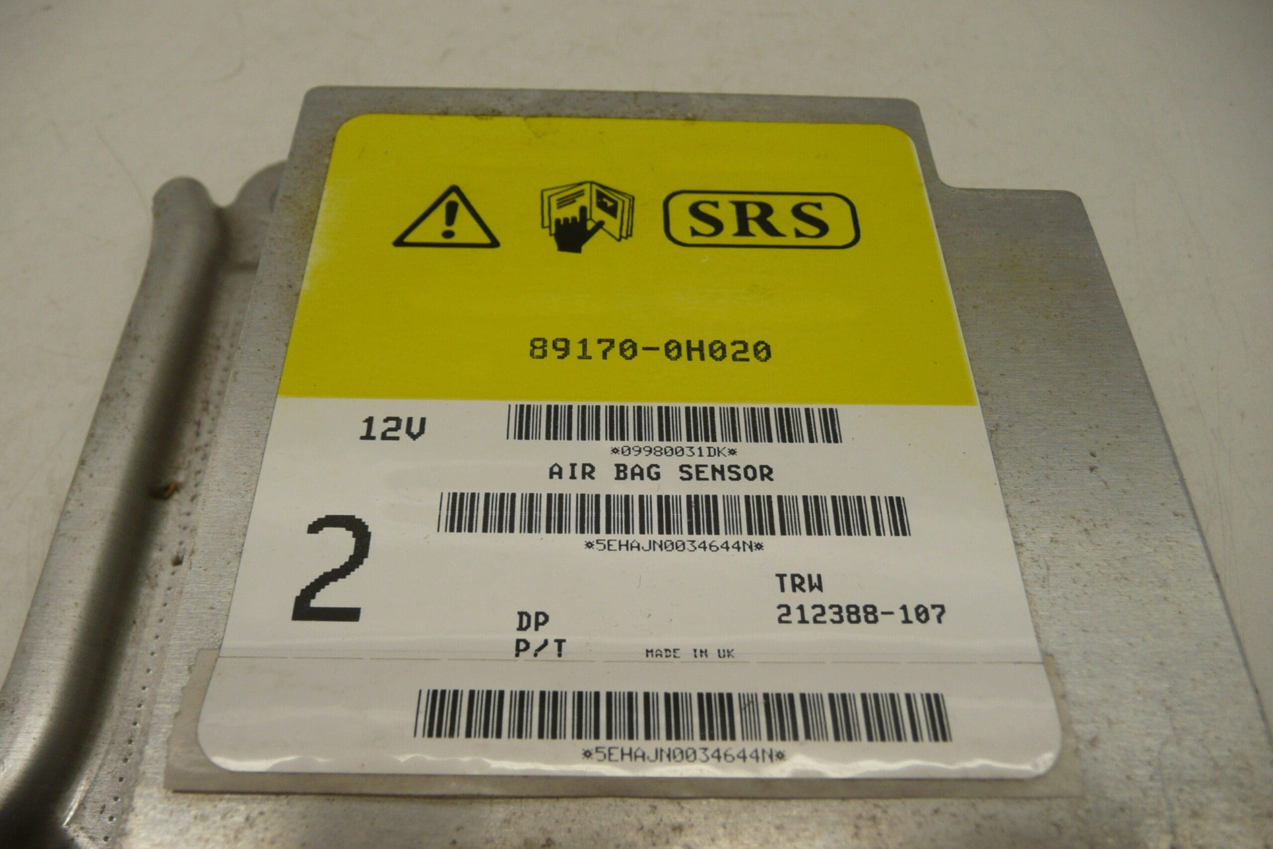 Unitate airbag Citroën Peugeot complet funcțională 89170-0H020 6546F9