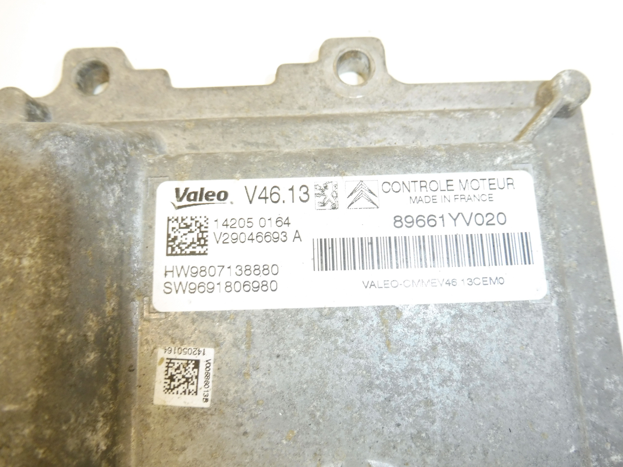 Unitate de control Valeo V46.13 Citroën Peugeot 9807138880 9691806980 9691682380