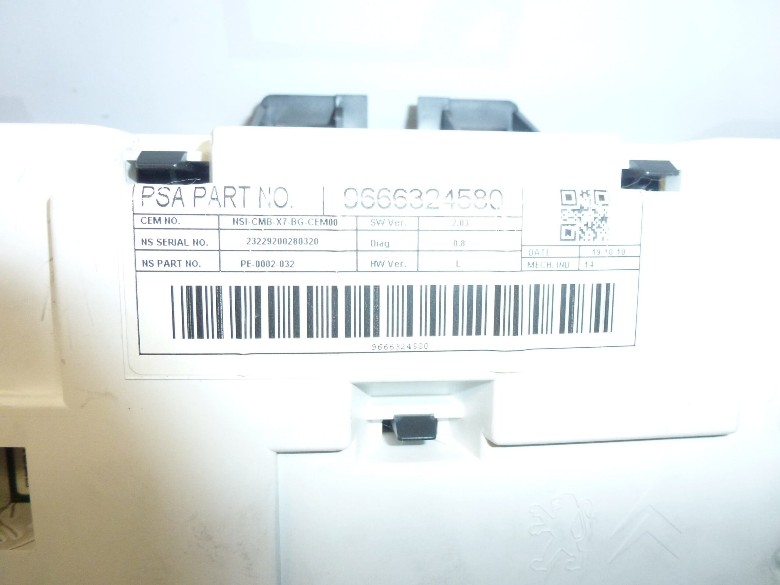 Vitezometru Citroën C5 X7 kilometraj 158000km 9666324580 6103PC