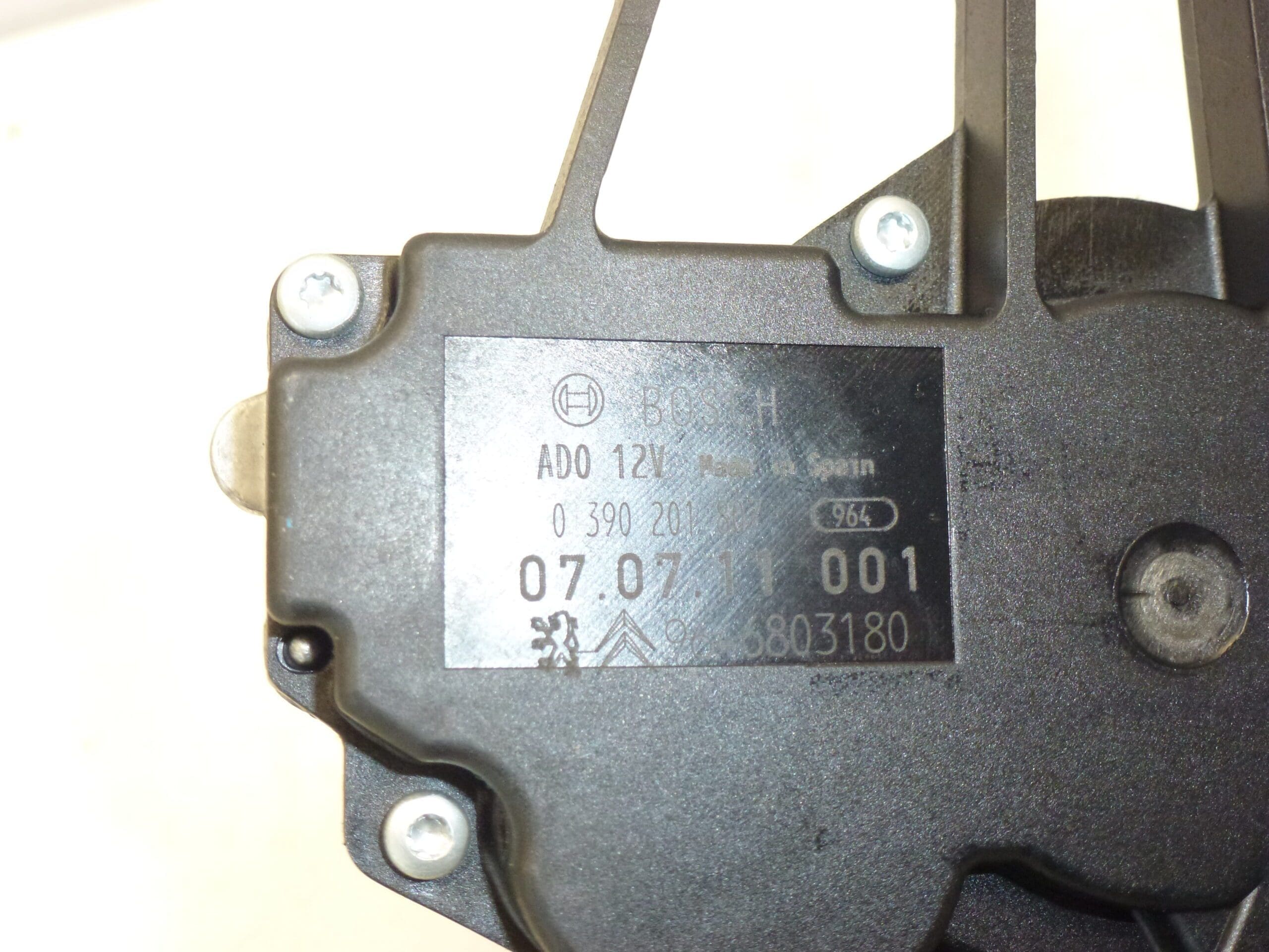 Motor stergator spate Citroën Peugeot 0390201807 9646803180 6405S2