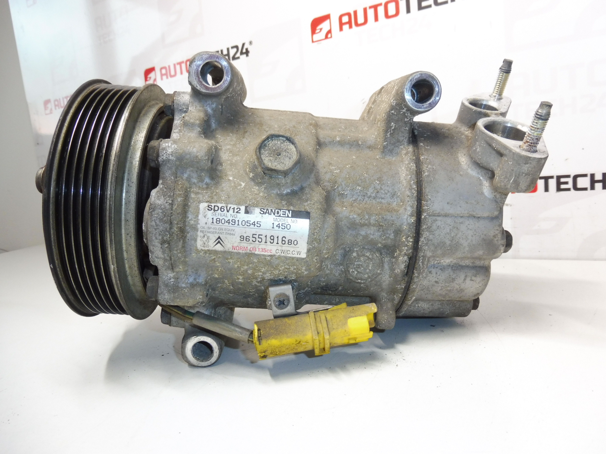 Compresor aer conditionat Sanden SD6V12 1450 9655191680 9800821980 6453QH