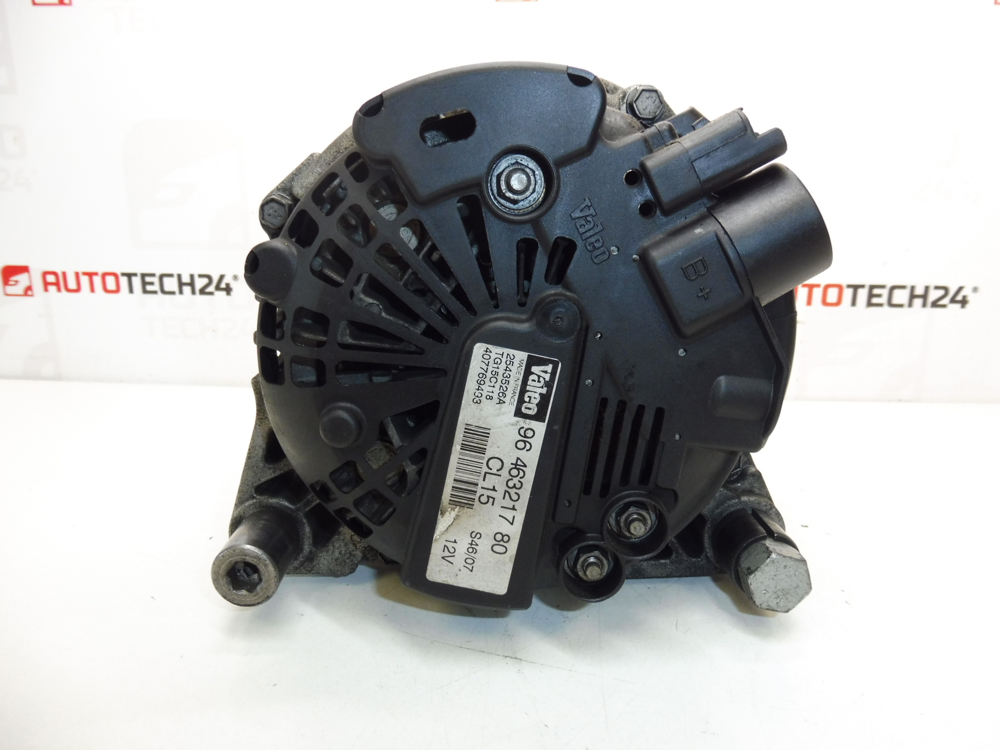 Alternator Valeo cu kilometraj 102000 km Citroën Peugeot CL15 9646321780