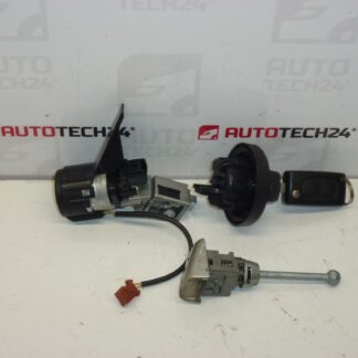 Set încuietori plus o cheie Peugeot 207 4162KF 4162NW