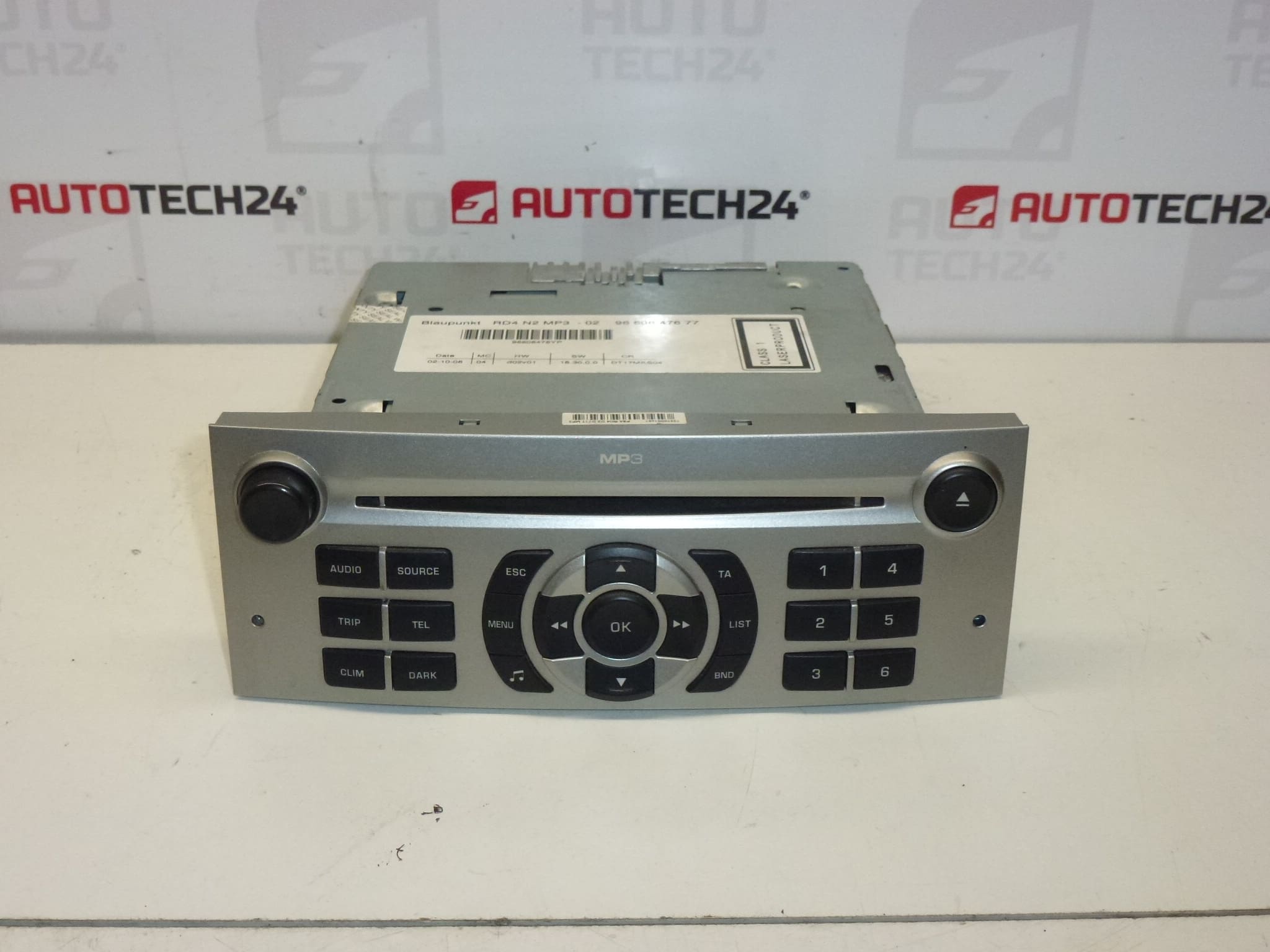 Radio auto CD MP3 Citroën Peugeot RD4 N2 9660647677 657953