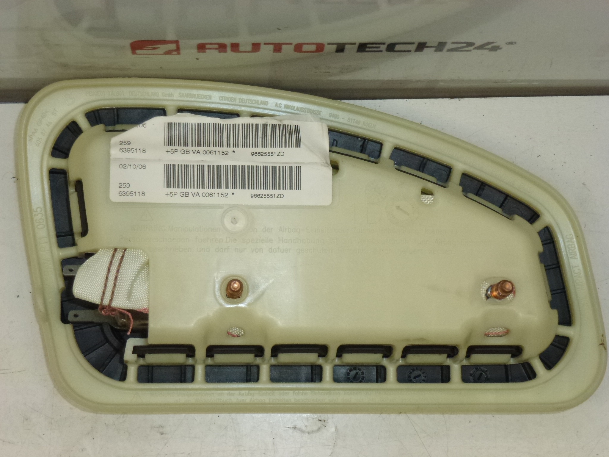 Airbag scaun dreapta Peugeot 407 96439583ZD 96625551ZD 8216QL