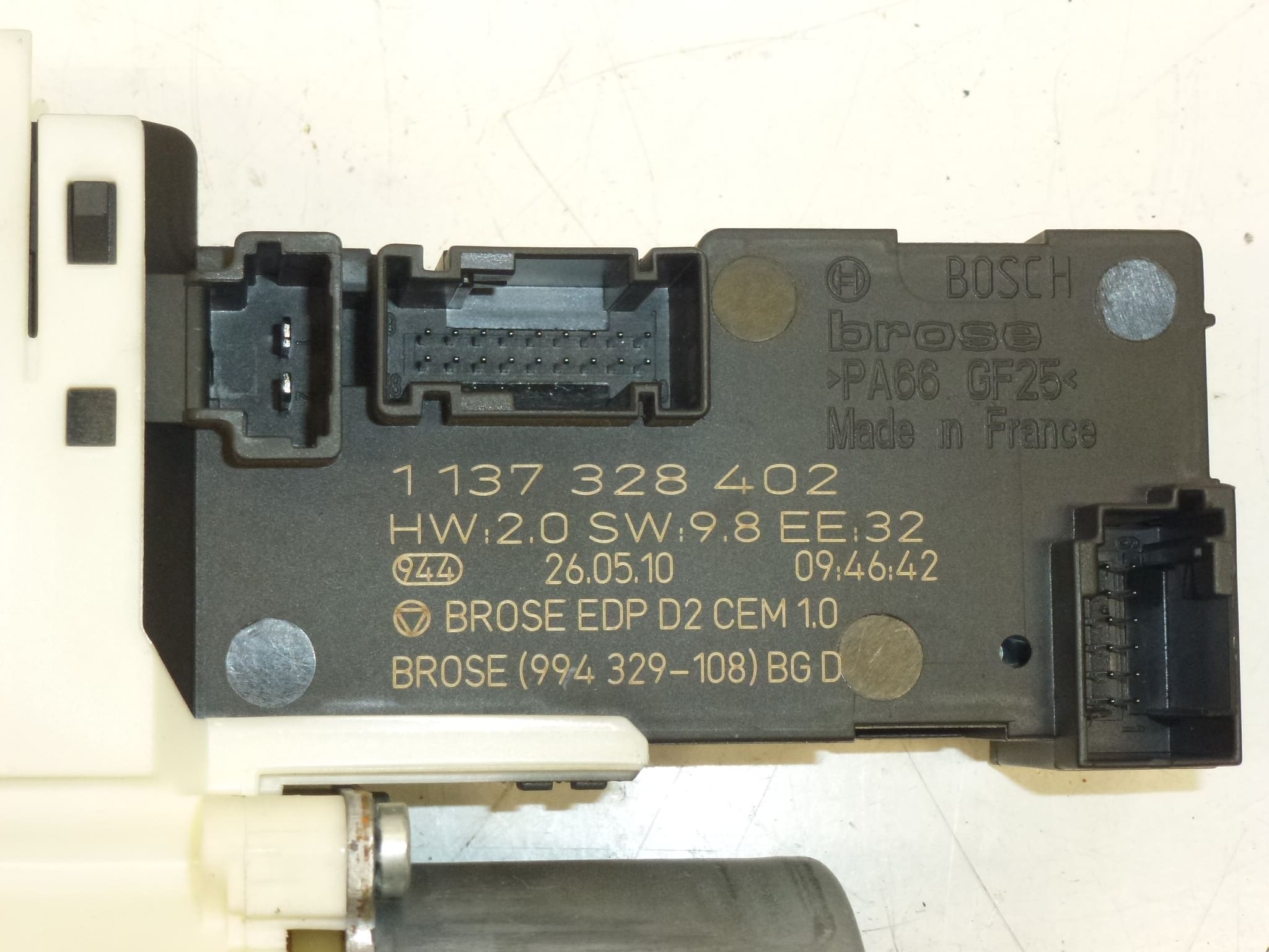 Motor geam dreapta Peugeot 407 9663036380 9222Y8