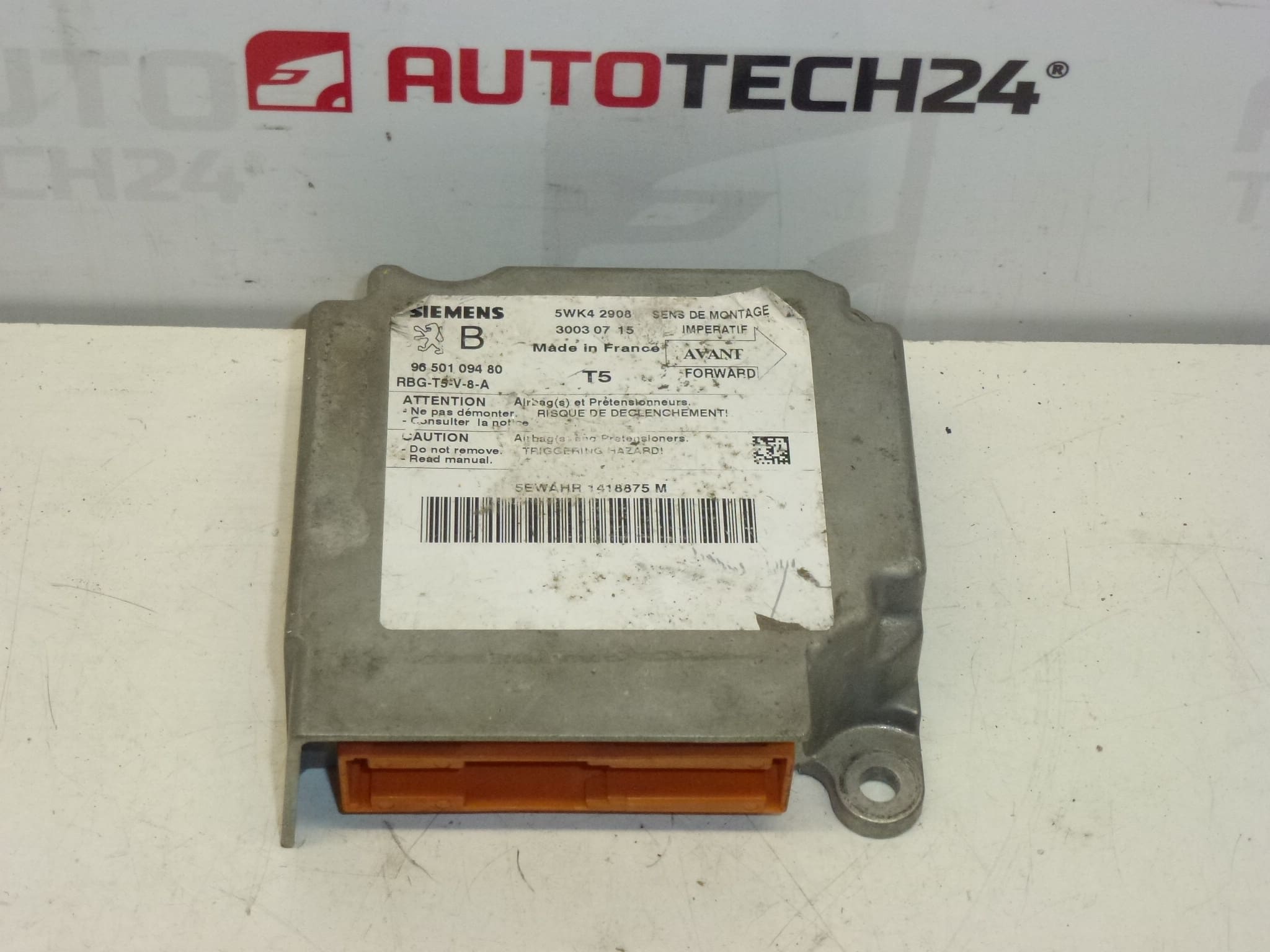 Unitate airbag Siemens Peugeot 307 9650109480 6545HE