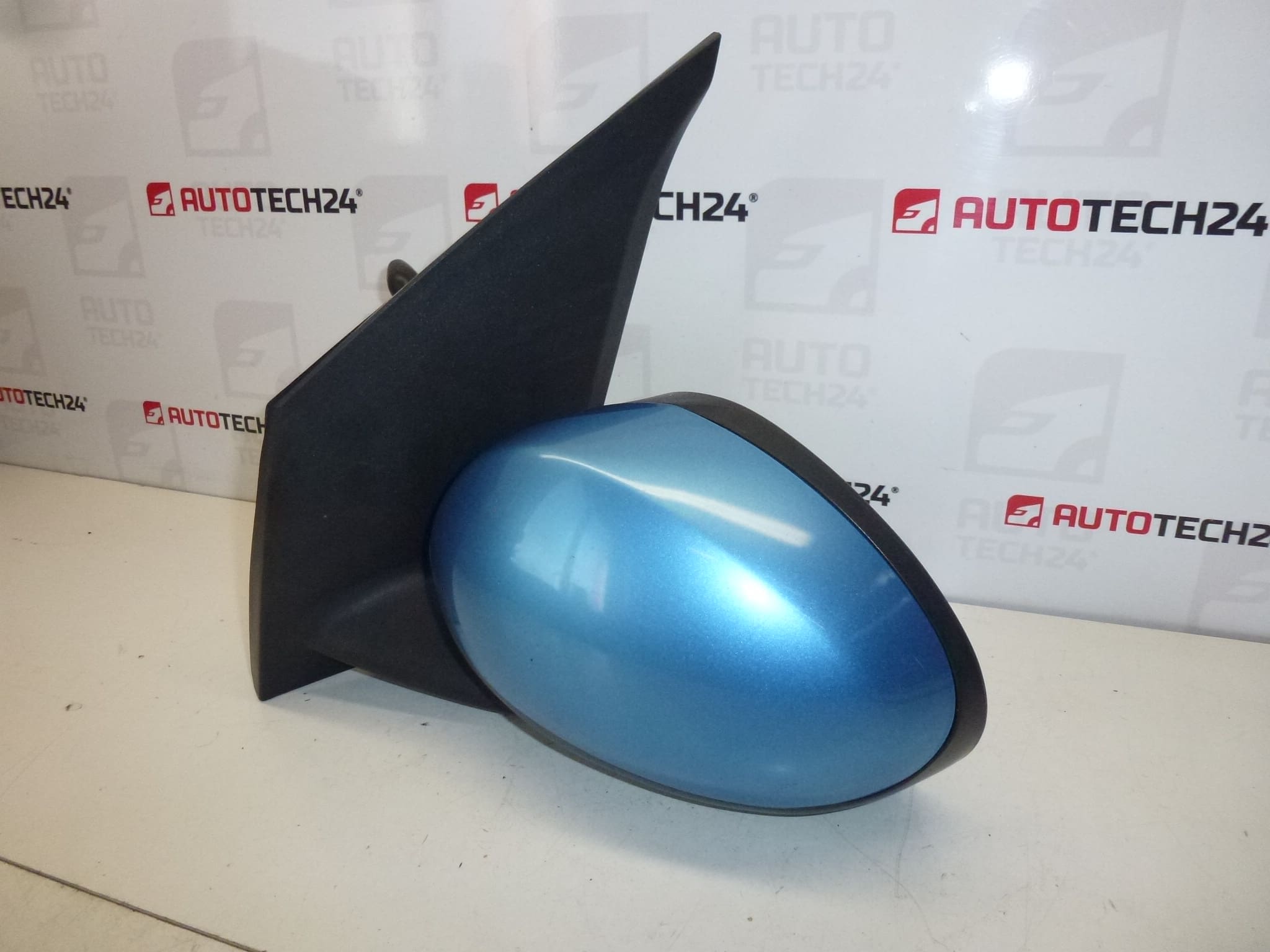 Oglinda stanga albastru metalic Citroën C1 Peugeot 107 87940-0H010 87940-0H011