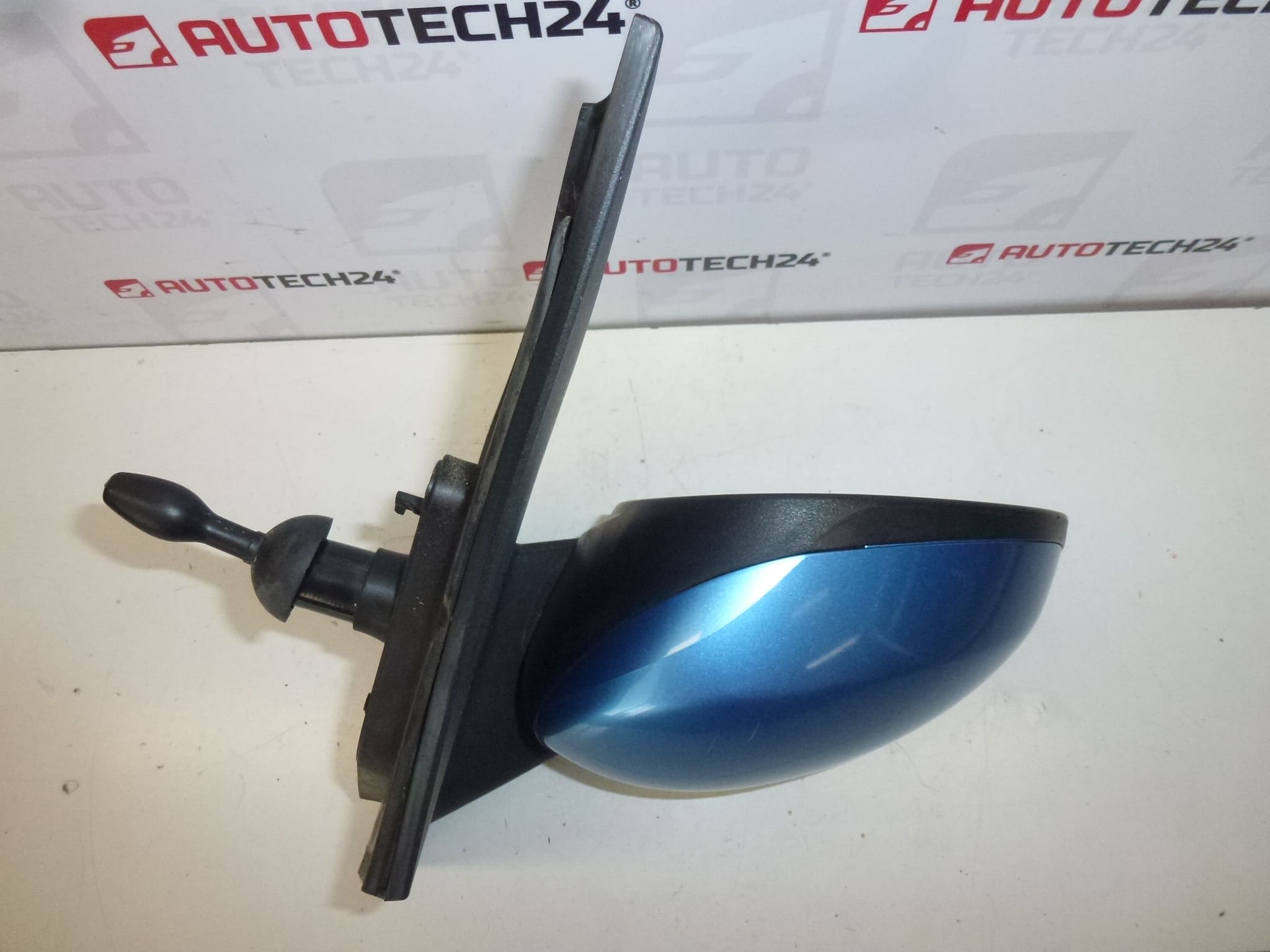 Oglinda stanga albastru metalic Citroën C1 Peugeot 107 87940-0H010 87940-0H011