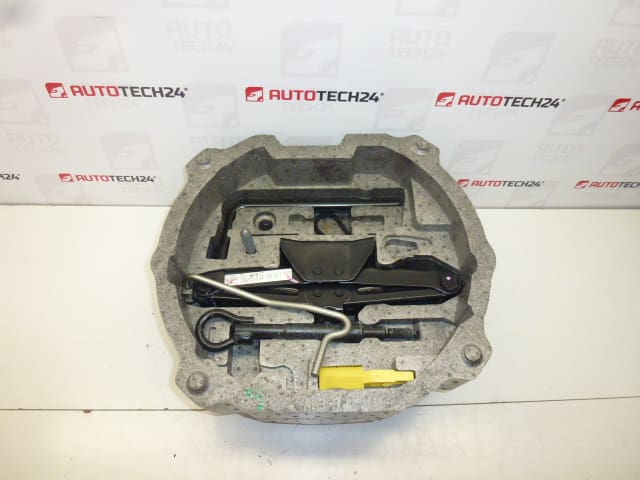 Instrument de pârghie, cheie pentru roți, inel de remorcare Citroën C5 X7