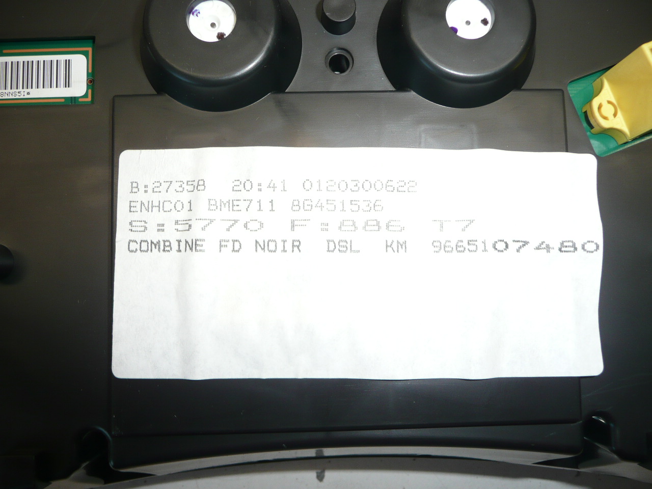 Vitezometru Peugeot 308 164 mii km 9665107480 610335