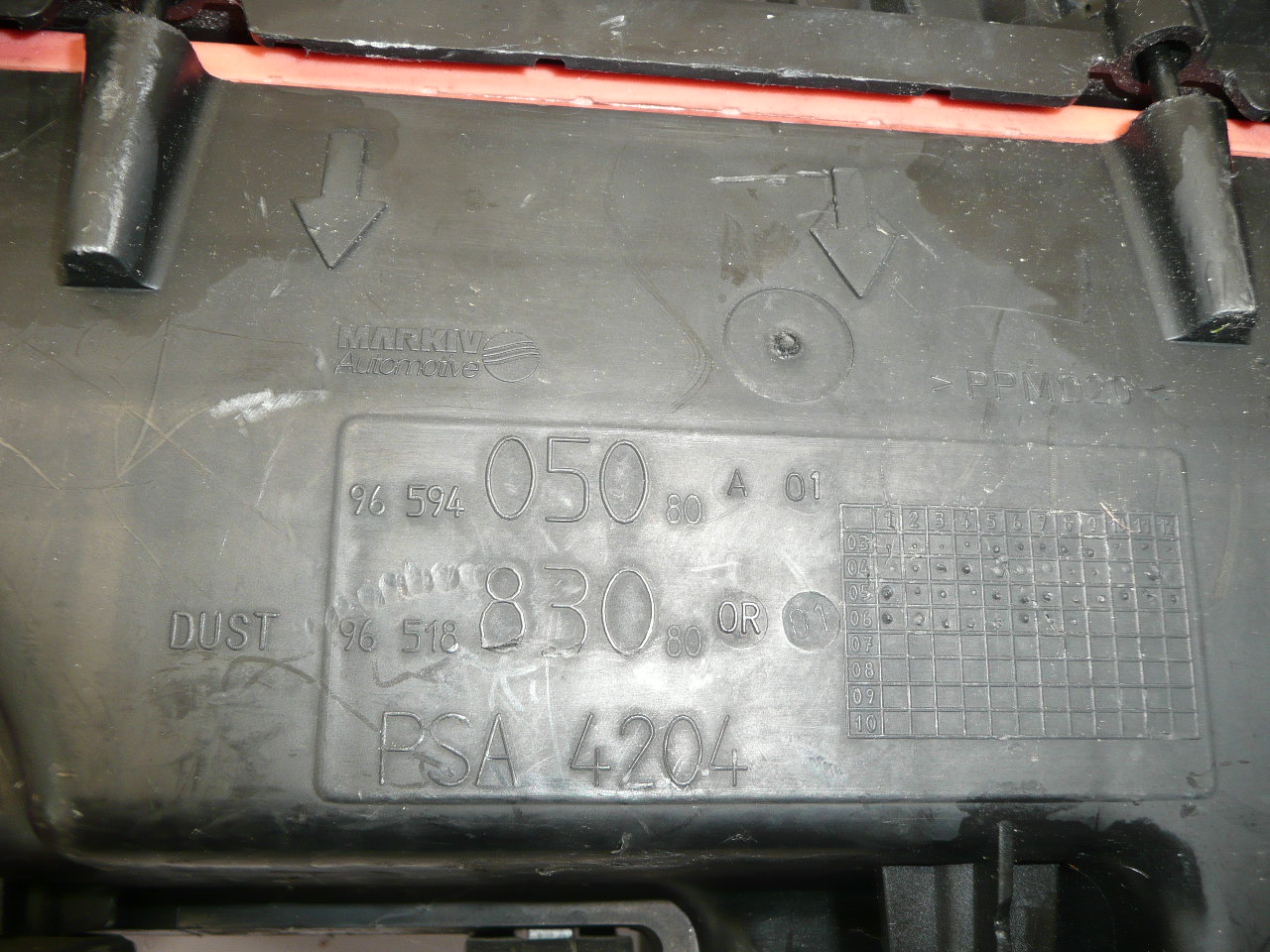 Cutie filtru Citroën Peugeot 1.6 HDI 9685205580 9651883080 1420N9