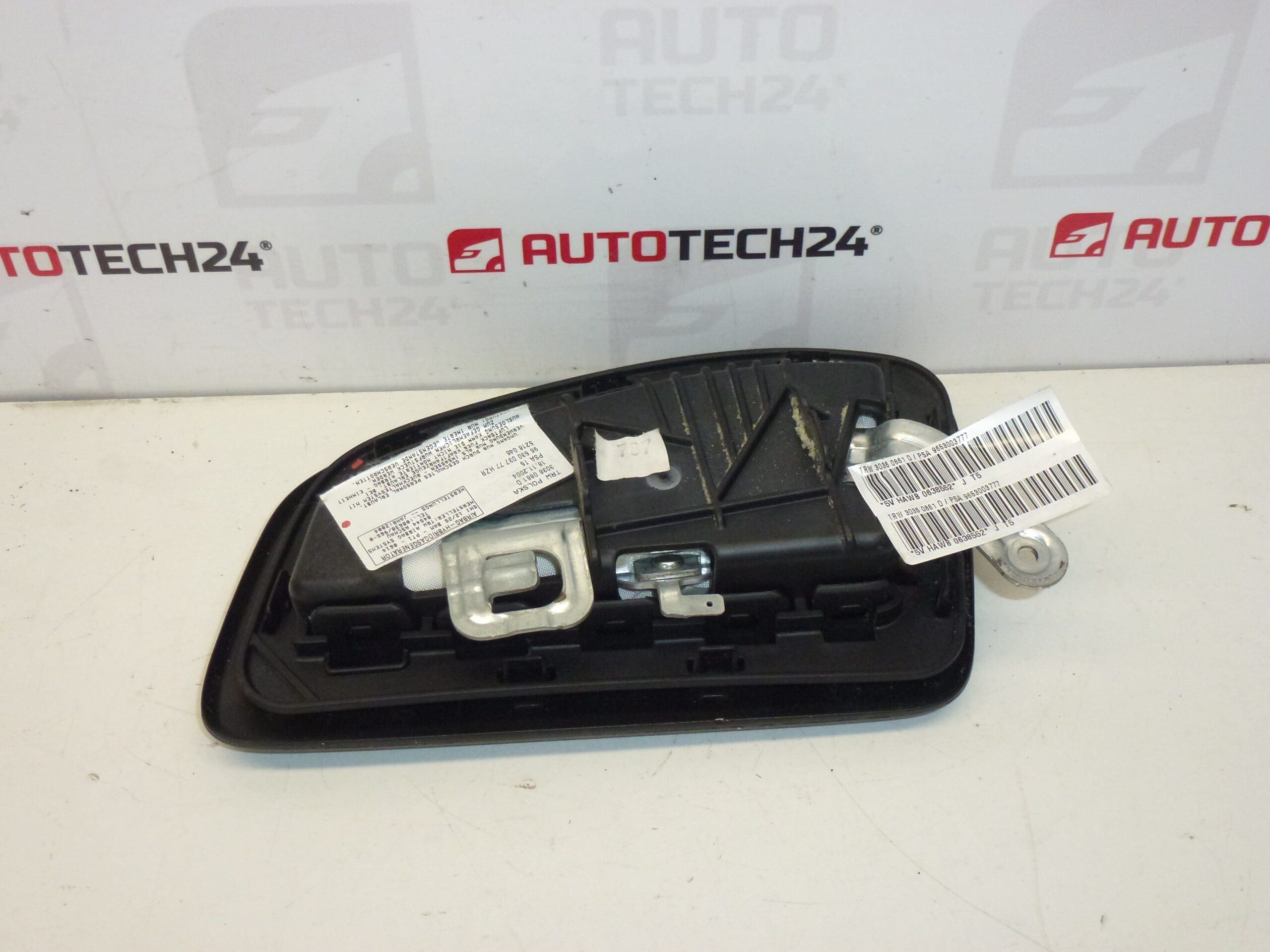 Airbag scaun stânga Peugeot 307 9653003777 8216FT 8216LR - imagine 2