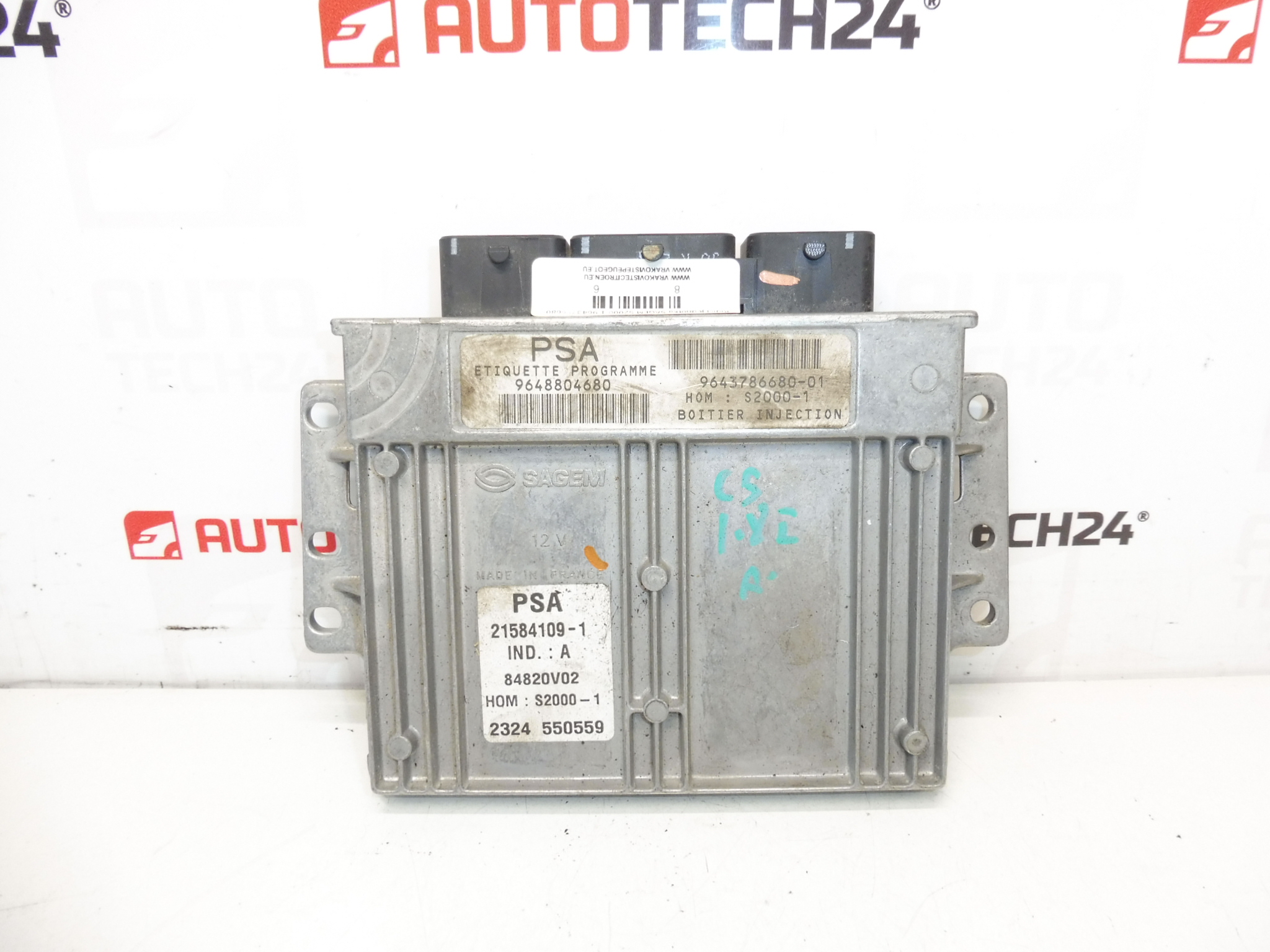 Unitate de control ECU Sagem S2000-1 1.8 16V 9643786680-01