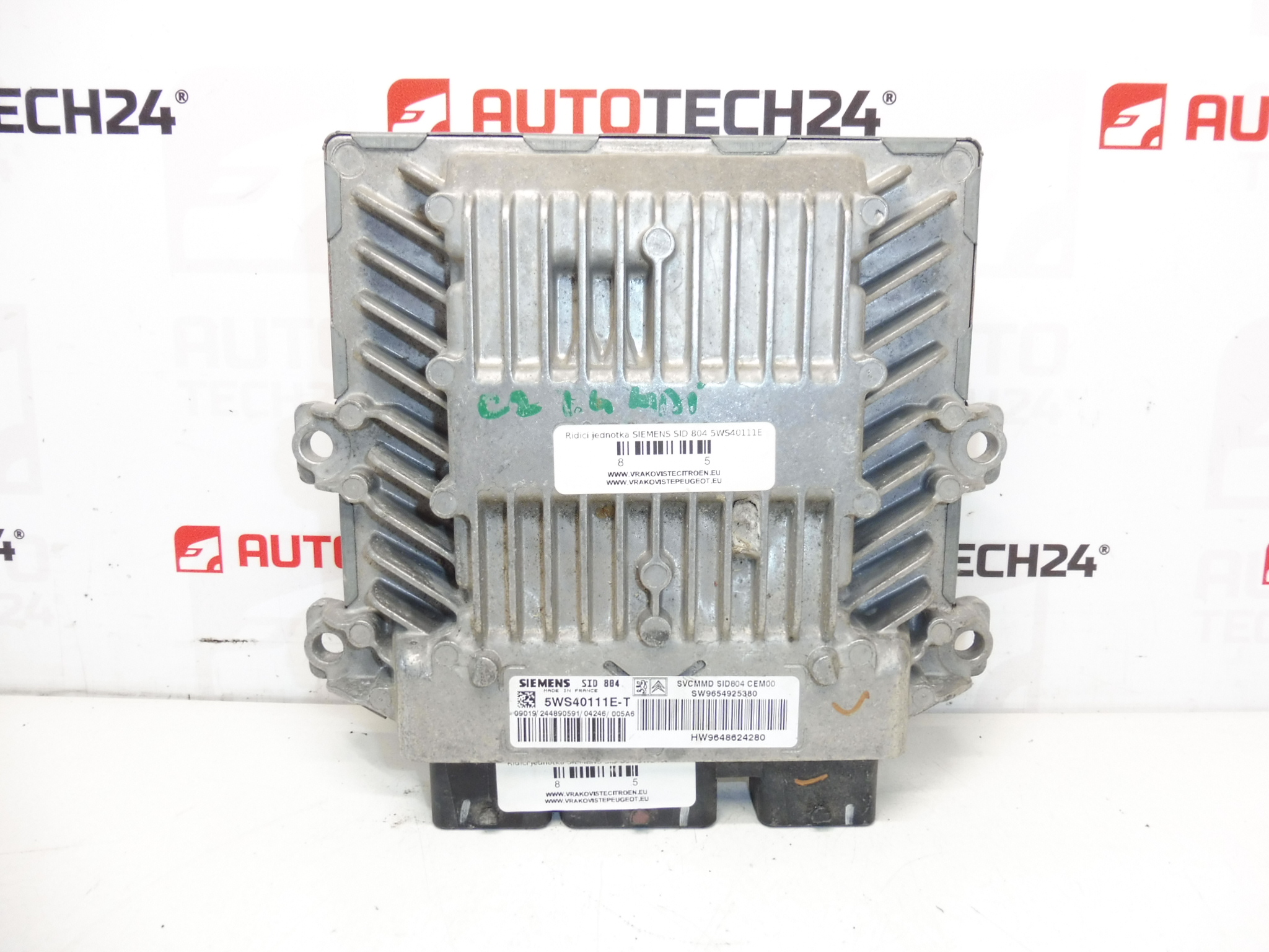 Unitatea de control ECU Siemens SID 804 Citroën Peugeot 5WS40111E-T