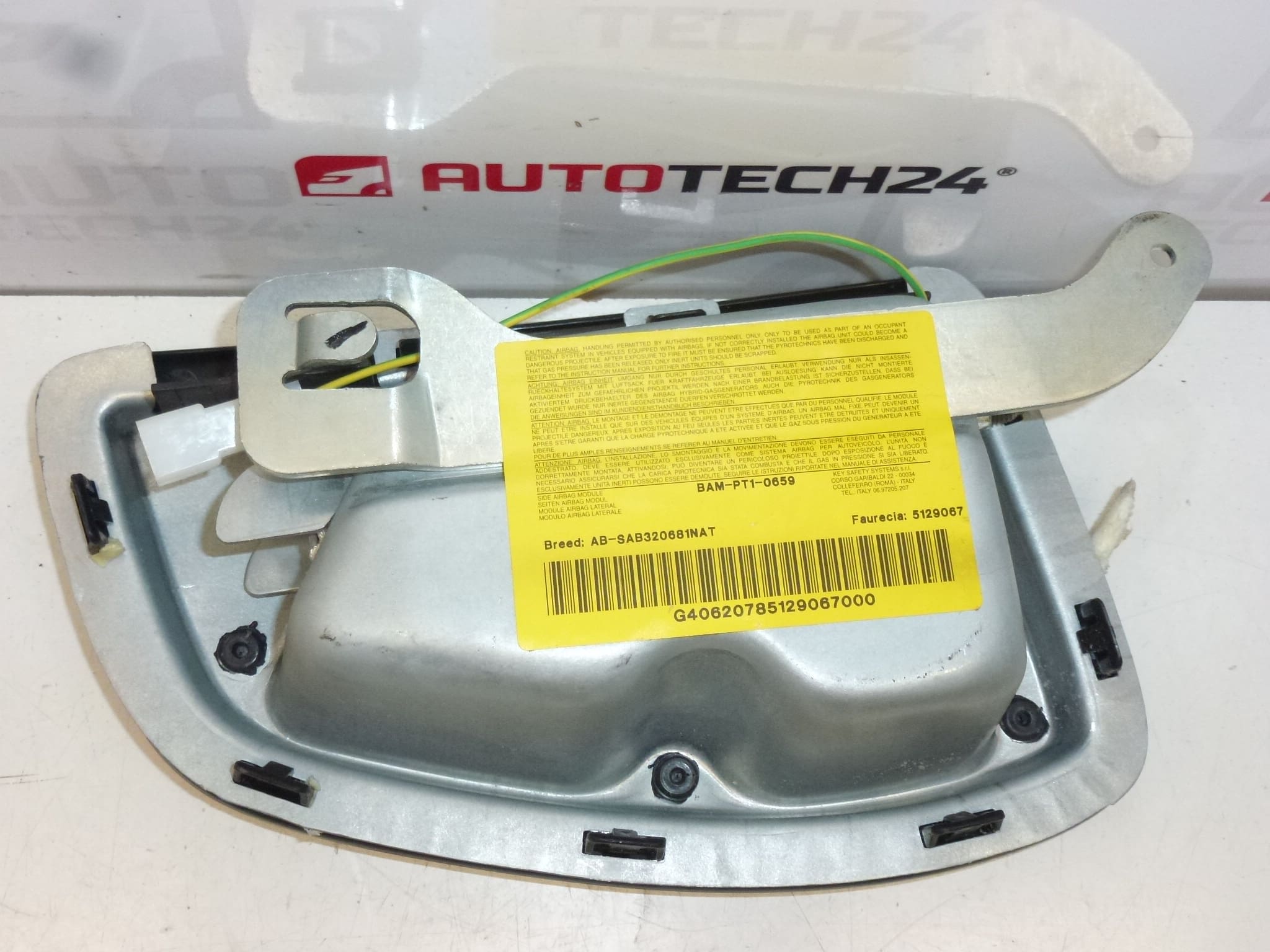 Airbag scaun dreapta pentru Citroën C8/Peugeot 807 cod 5129067 8216NR - imagine 2