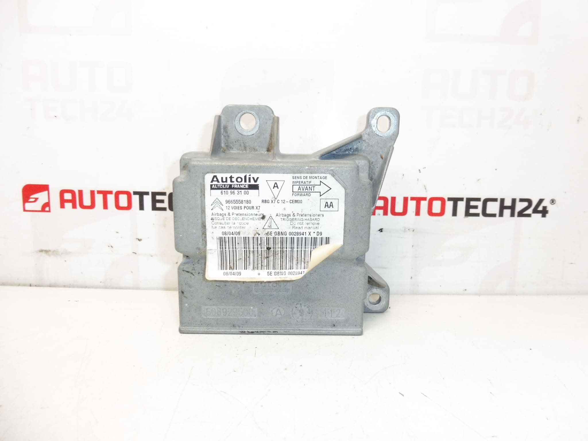 Citroën C5 X7 9665558180 610963100 airbag -uri