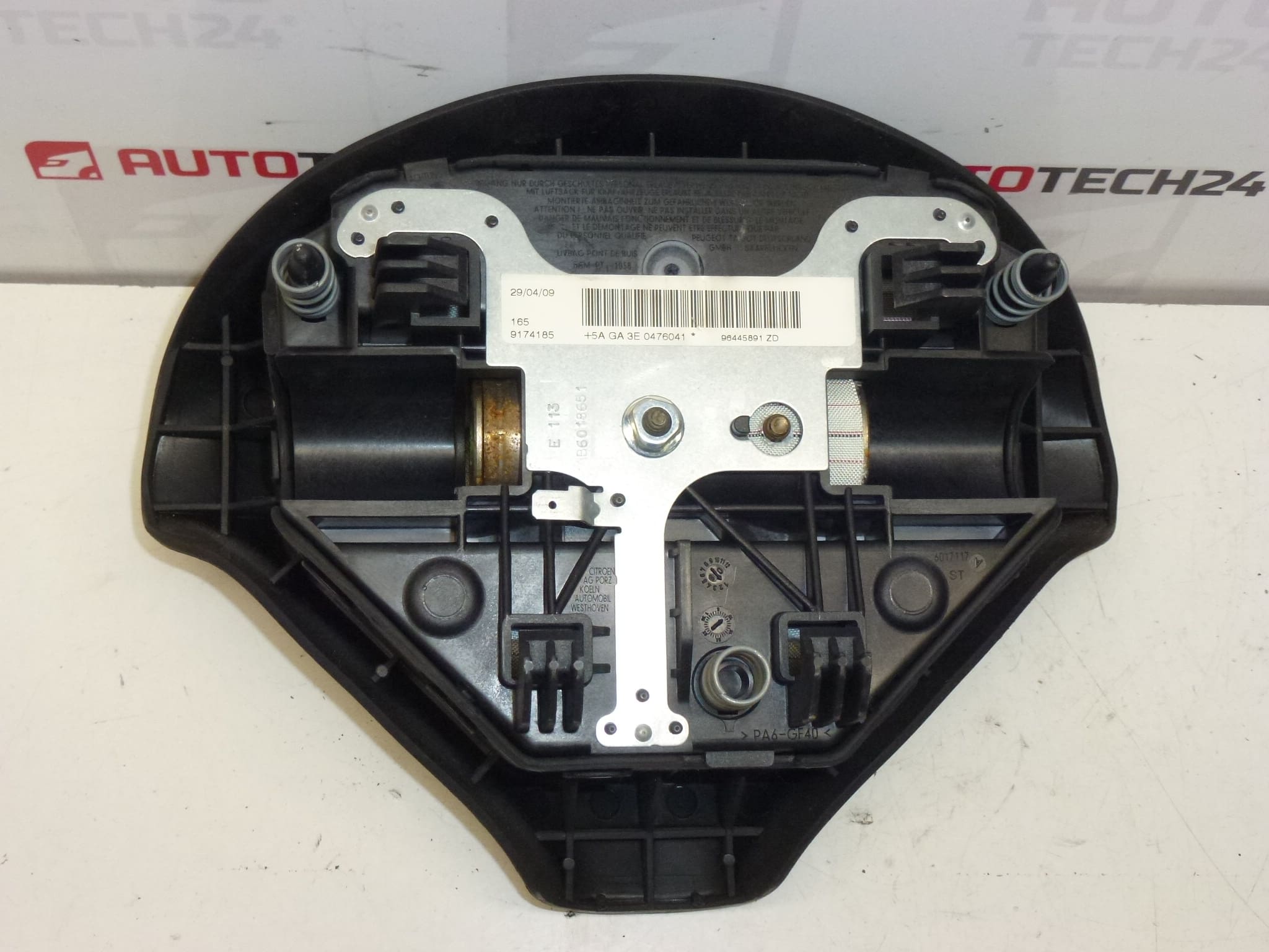 Airbag volan Peugeot 407 96445891ZD 4112HA - imagine 2