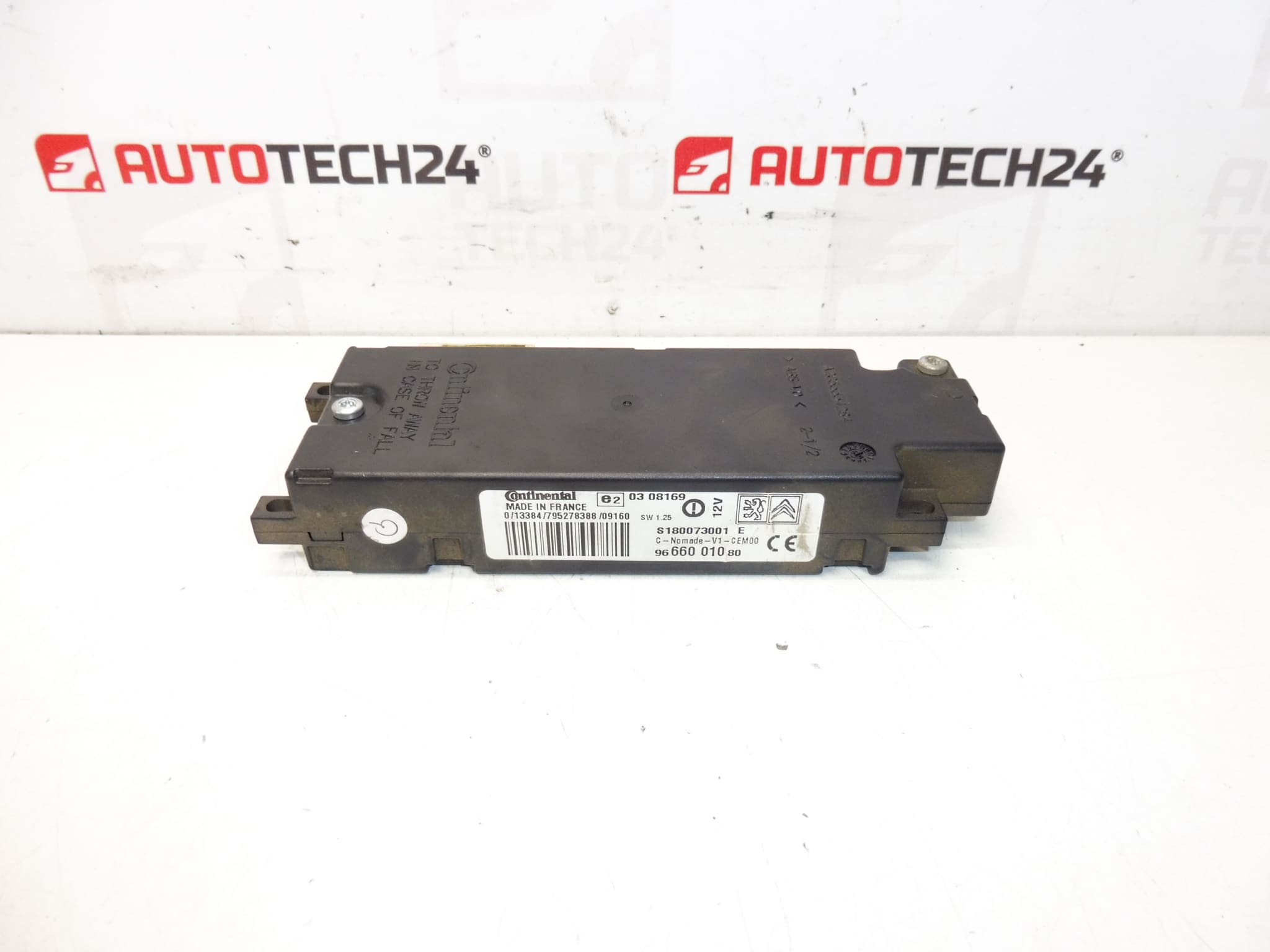 Bluetooth Citroën Peugeot 9666001080 S180073001 6574ks