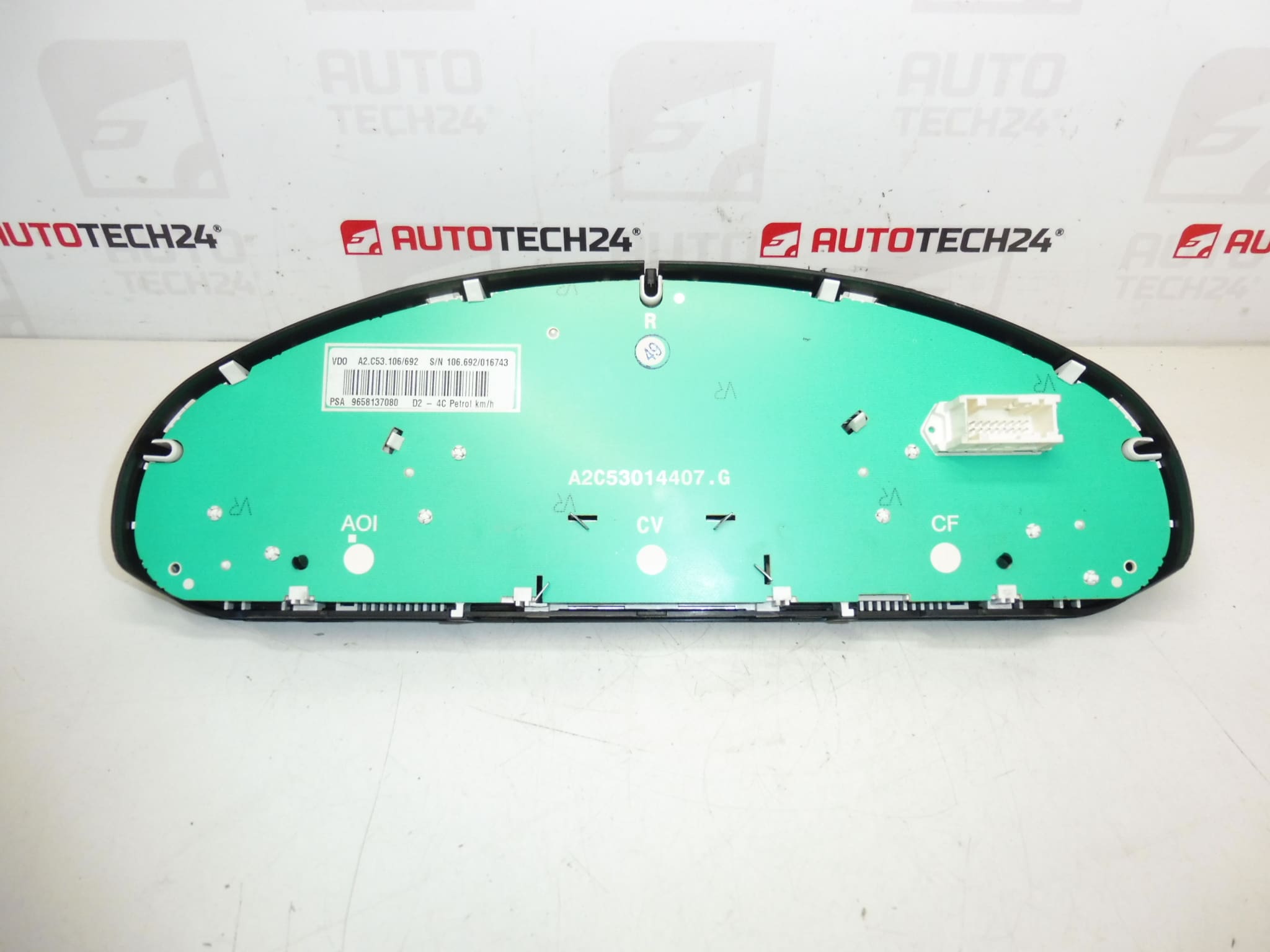 Tahometru Peugeot 407 123000 km 9658137080 6106V1 - imagine 2