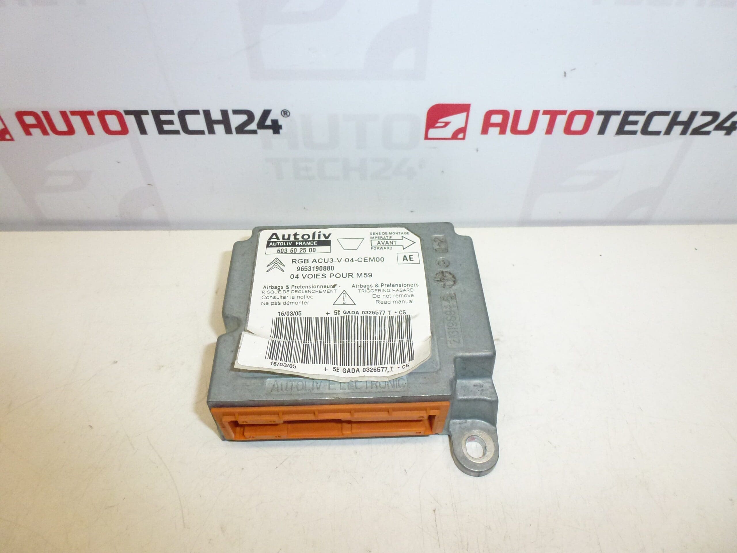 Unitate Airbag Citroën Peugeot 9653190880 603602500