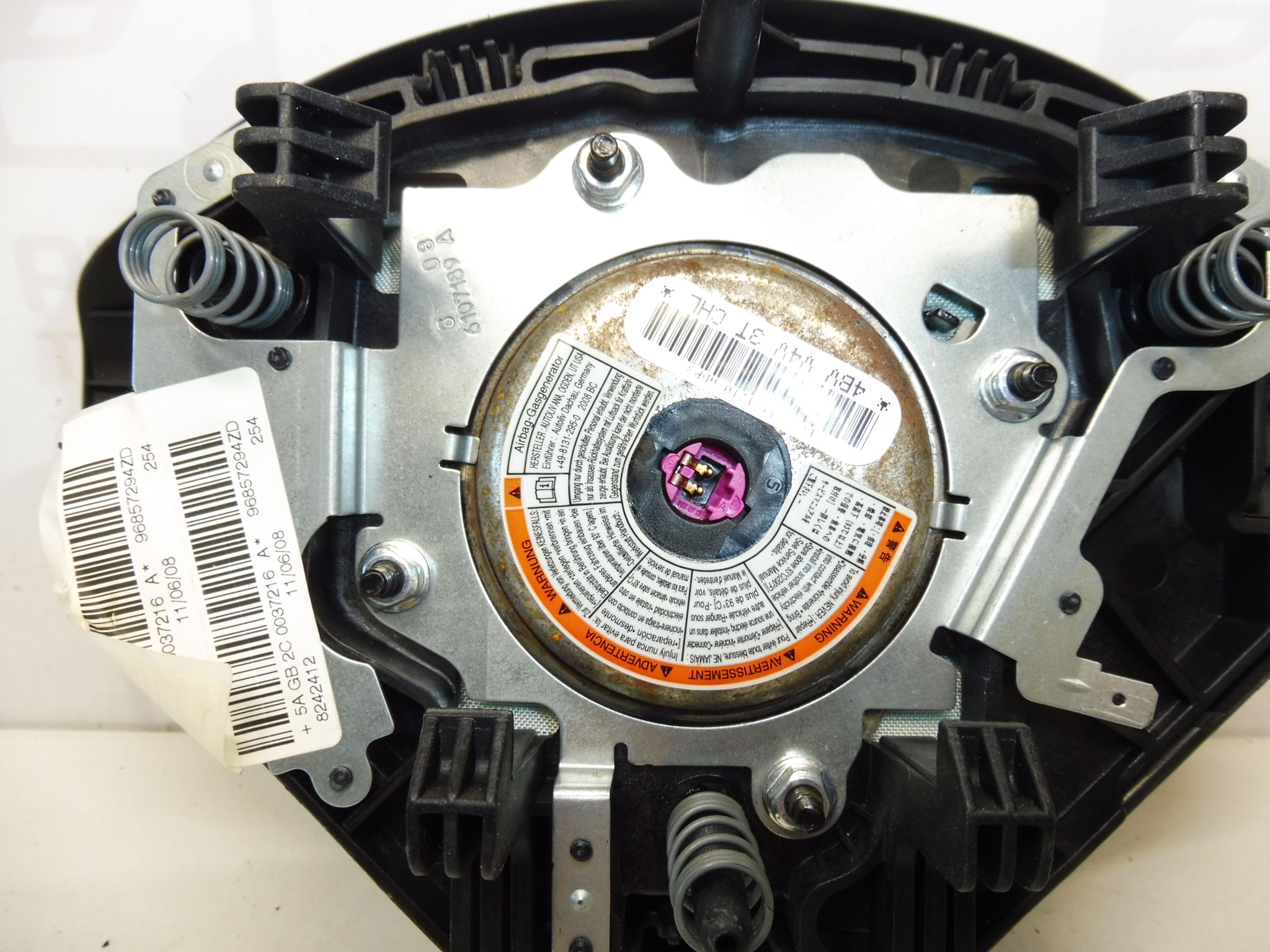 Airbag pe volan Peugeot 206+ 207 96857294ZD 4112NW