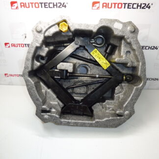 Instrument de pârghie, cheie pentru roți, inel de remorcare Citroën C5 II 672599 6736C1 674414