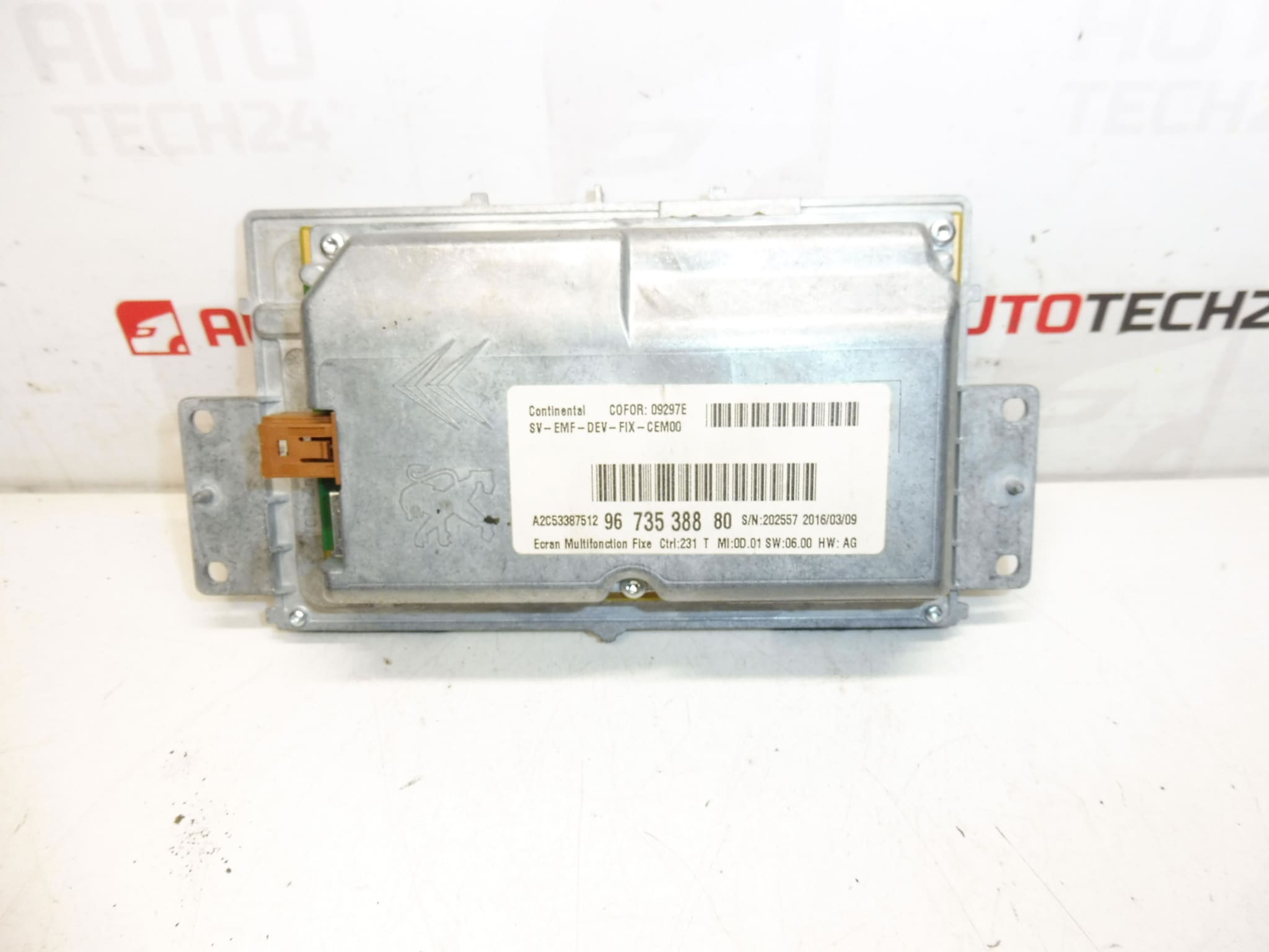 Display NAVIGATIE Citroën Peugeot 9673538880 659371 6593Q4 - imagine 2