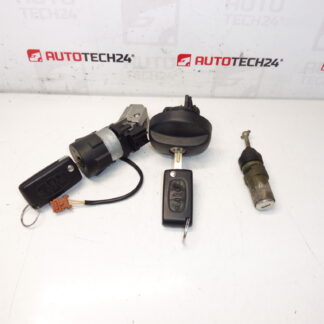 Set de încuietori, 2 chei Peugeot 307 CC 4162KH