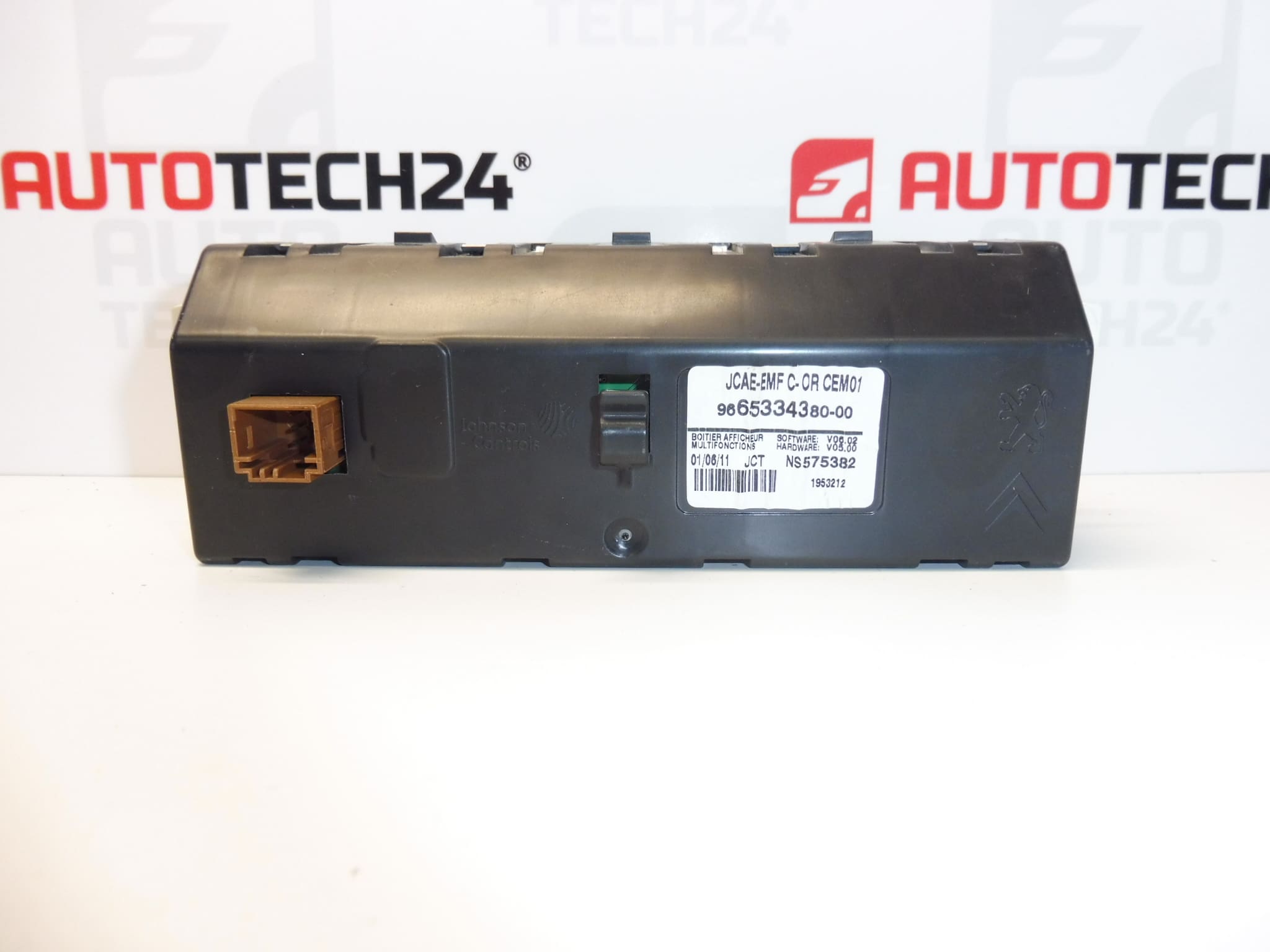 display radio computer Citroen C4 II 9665334380 6155HW - imagine 2